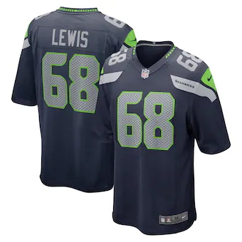 mens nike damien lewis college navy seattle seahawks game j